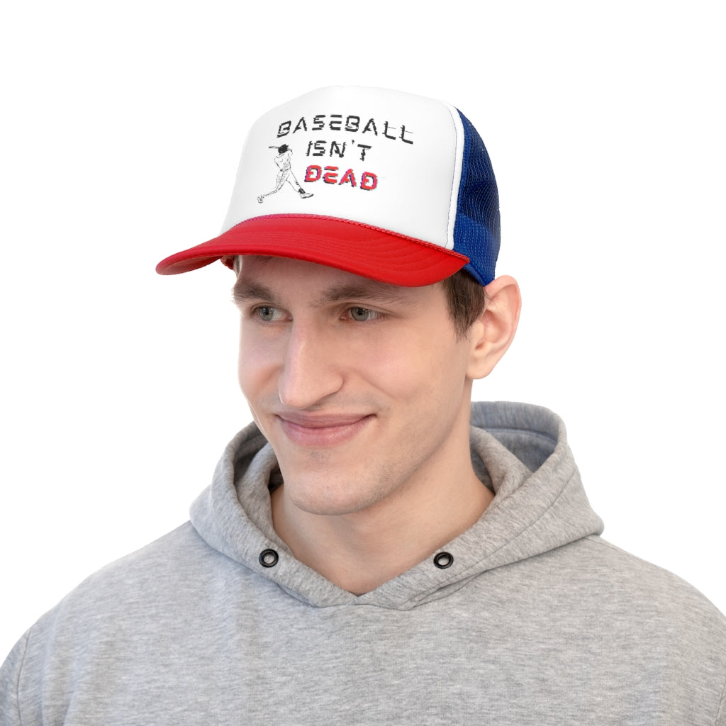 Baseball Isn't Dead (Blue & Red) Trucker Cap