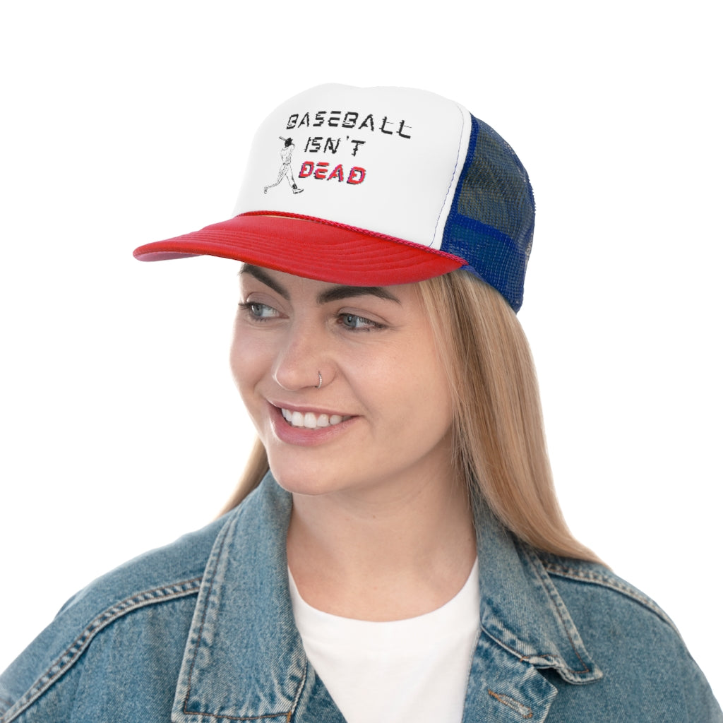 Baseball Isn't Dead (Blue & Red) Trucker Cap