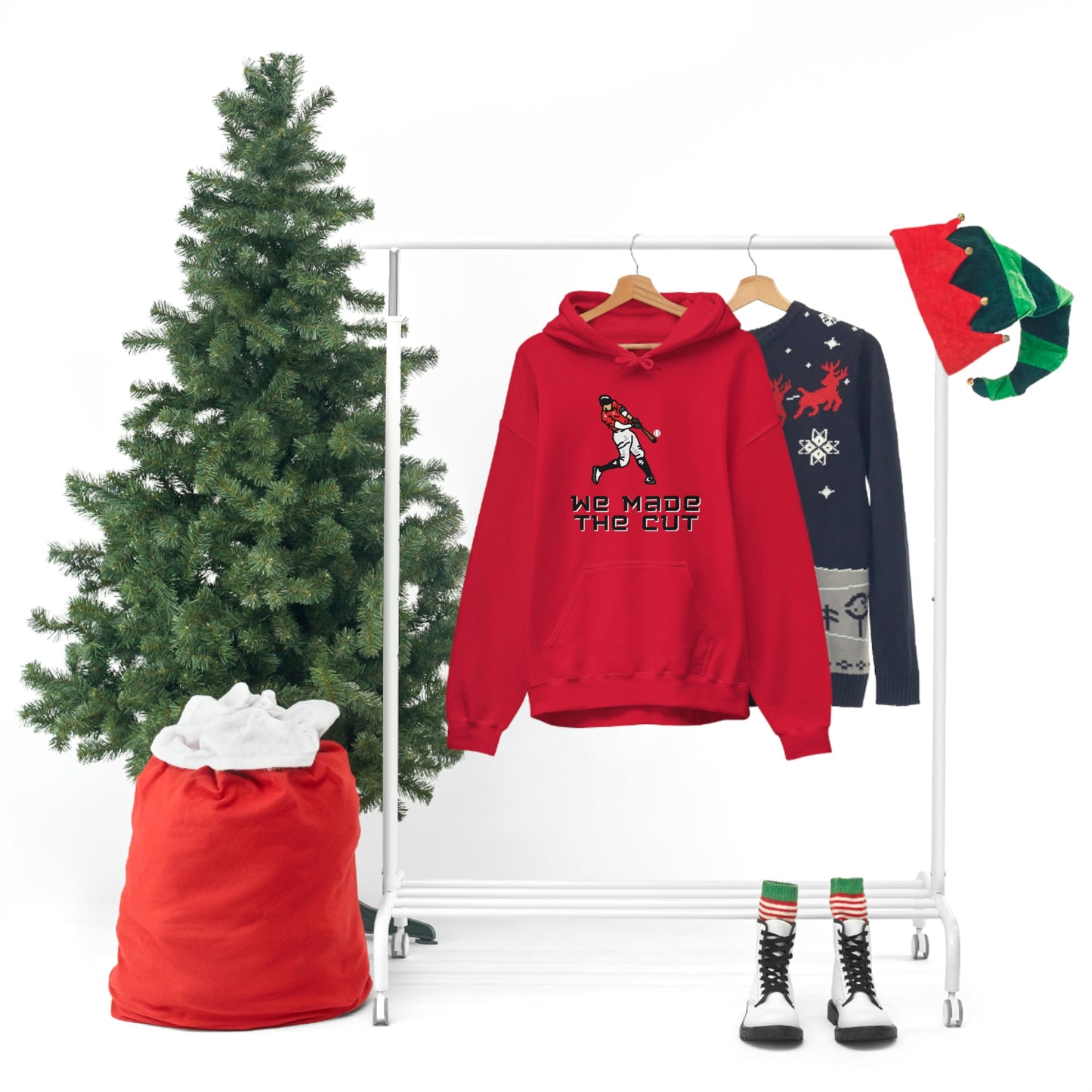 We Made The Cut (Red) Hooded Sweatshirt