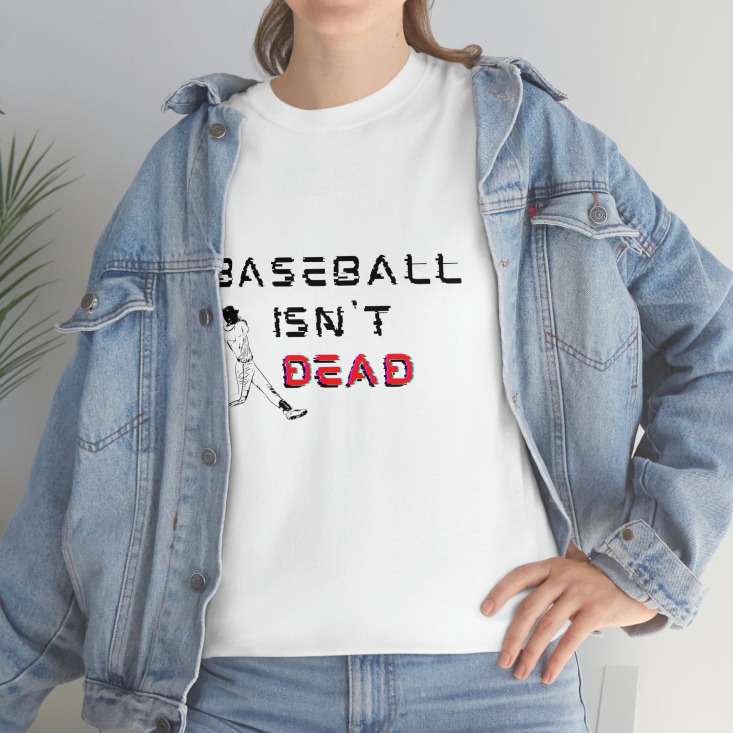 Baseball Isn't Dead Red Front (white) Tee