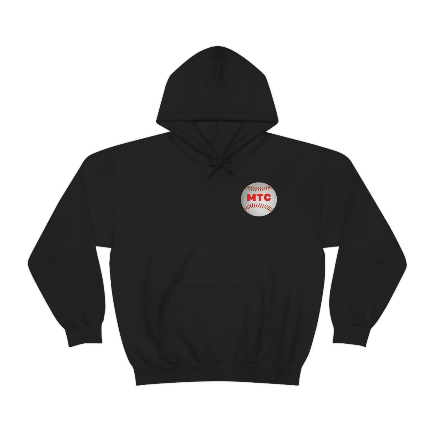 My Sport is Harder Than Yours Red Bat (Black) Hooded Sweatshirt