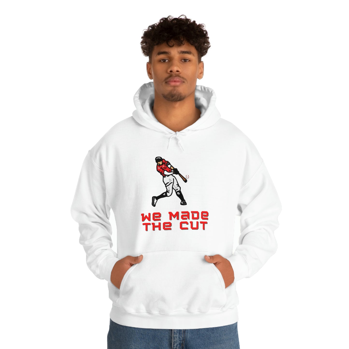 We Made The Cut (white) Hooded Sweatshirt