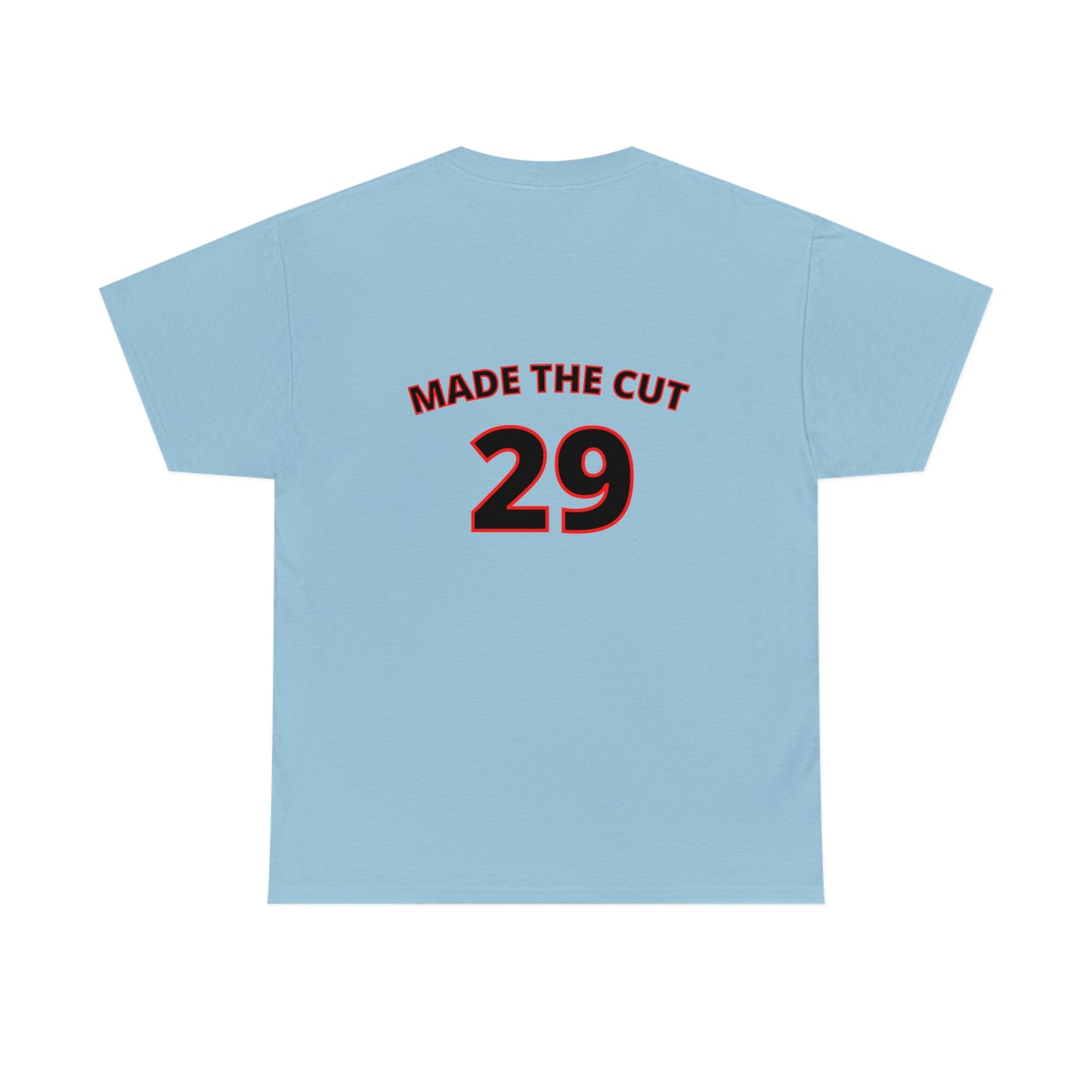 My Sport Is Harder Than Yours Red Bat (light blue) Tee