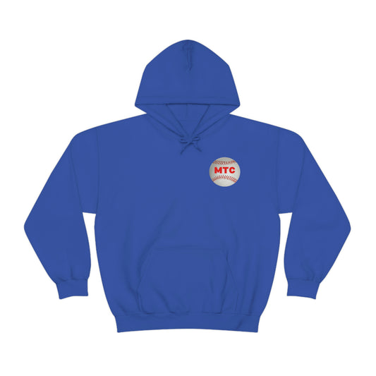 My Sport is Harder Than Yours Red Bat (Royal Blue) Hooded Sweatshirt