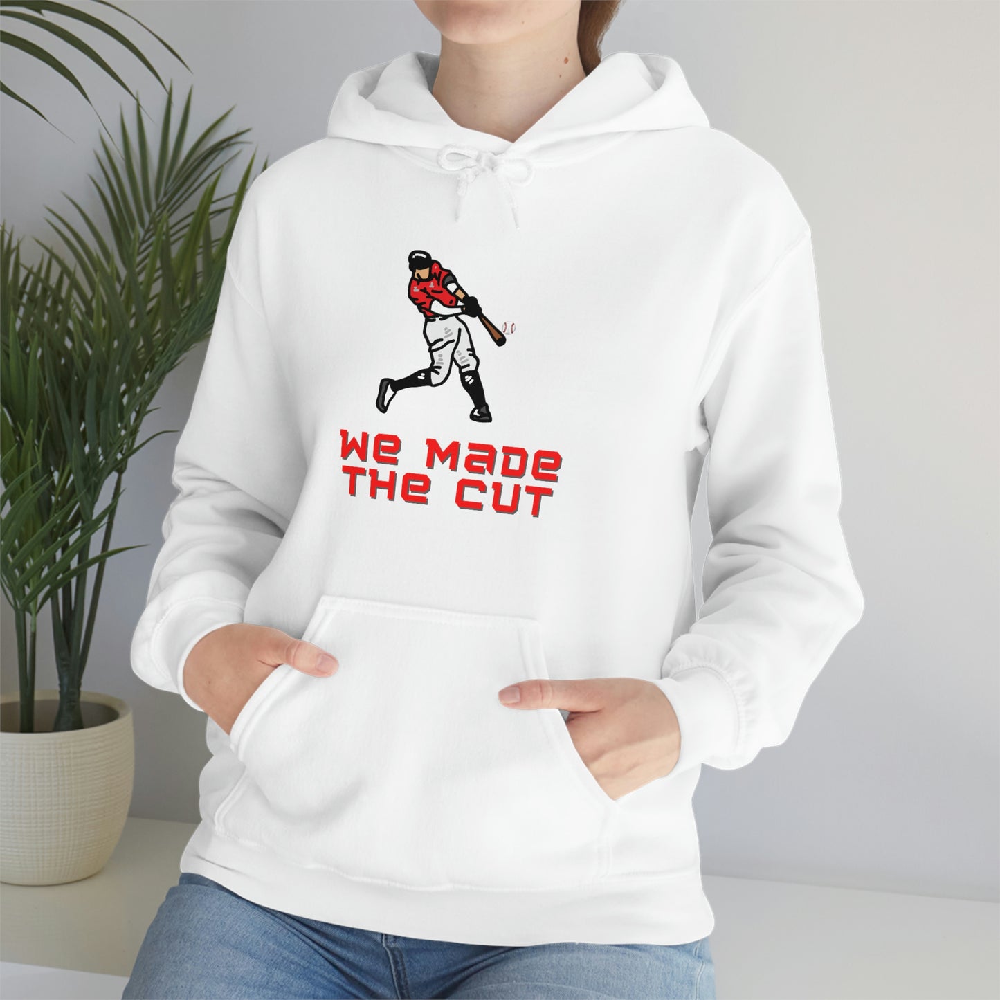 We Made The Cut (white) Hooded Sweatshirt