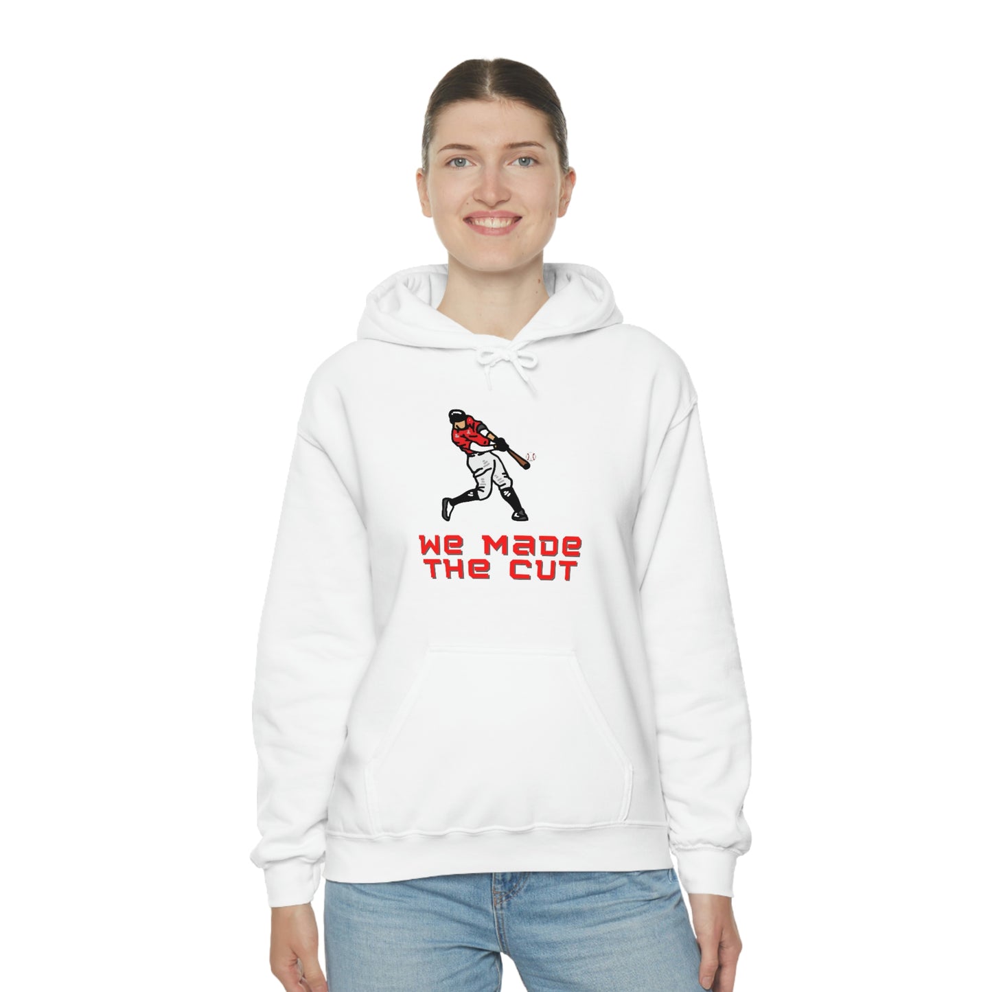 We Made The Cut (white) Hooded Sweatshirt