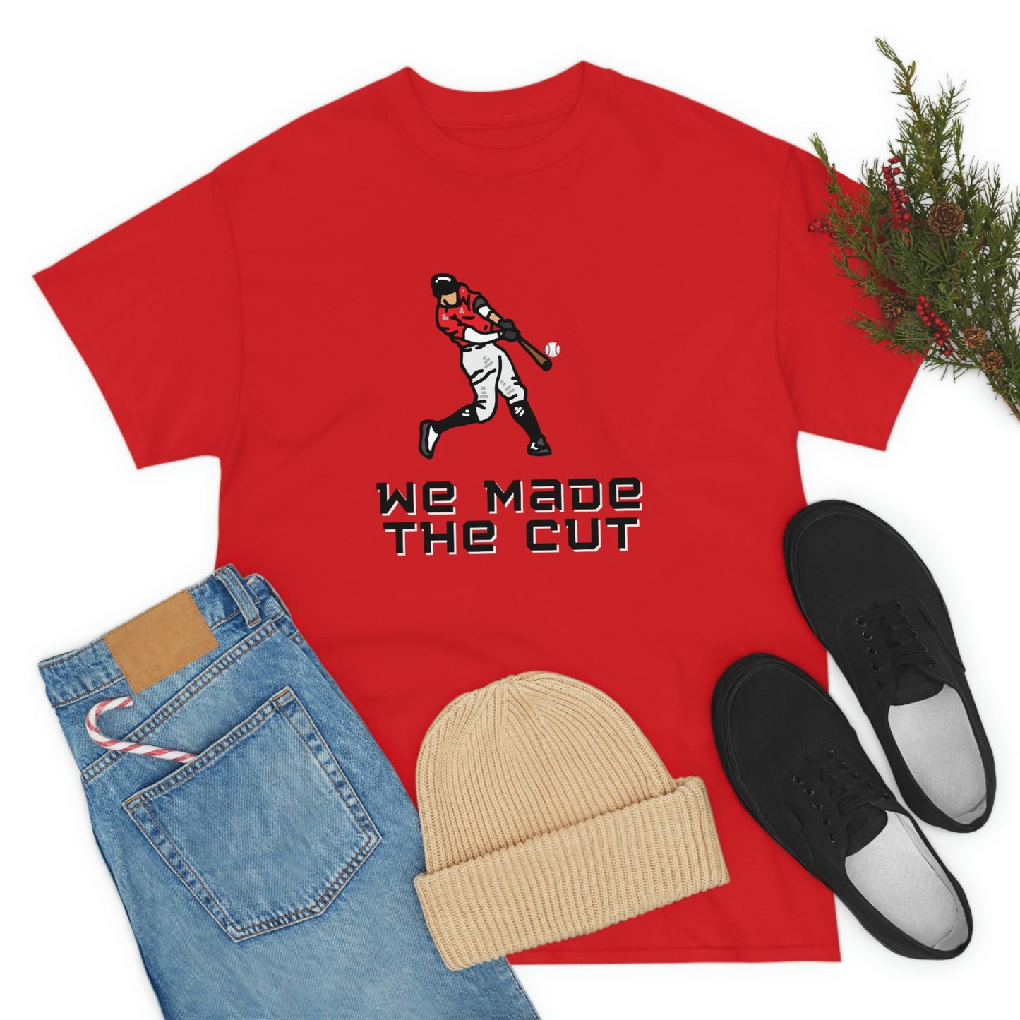 We Made The Cut (red) Tee