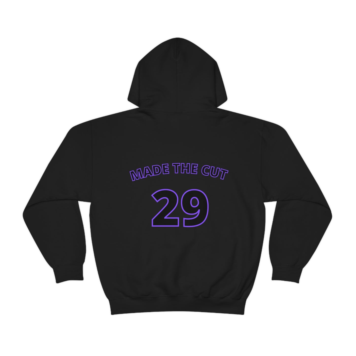 Baseball Isn't Dead Purple Front (black) Hooded Sweatshirt