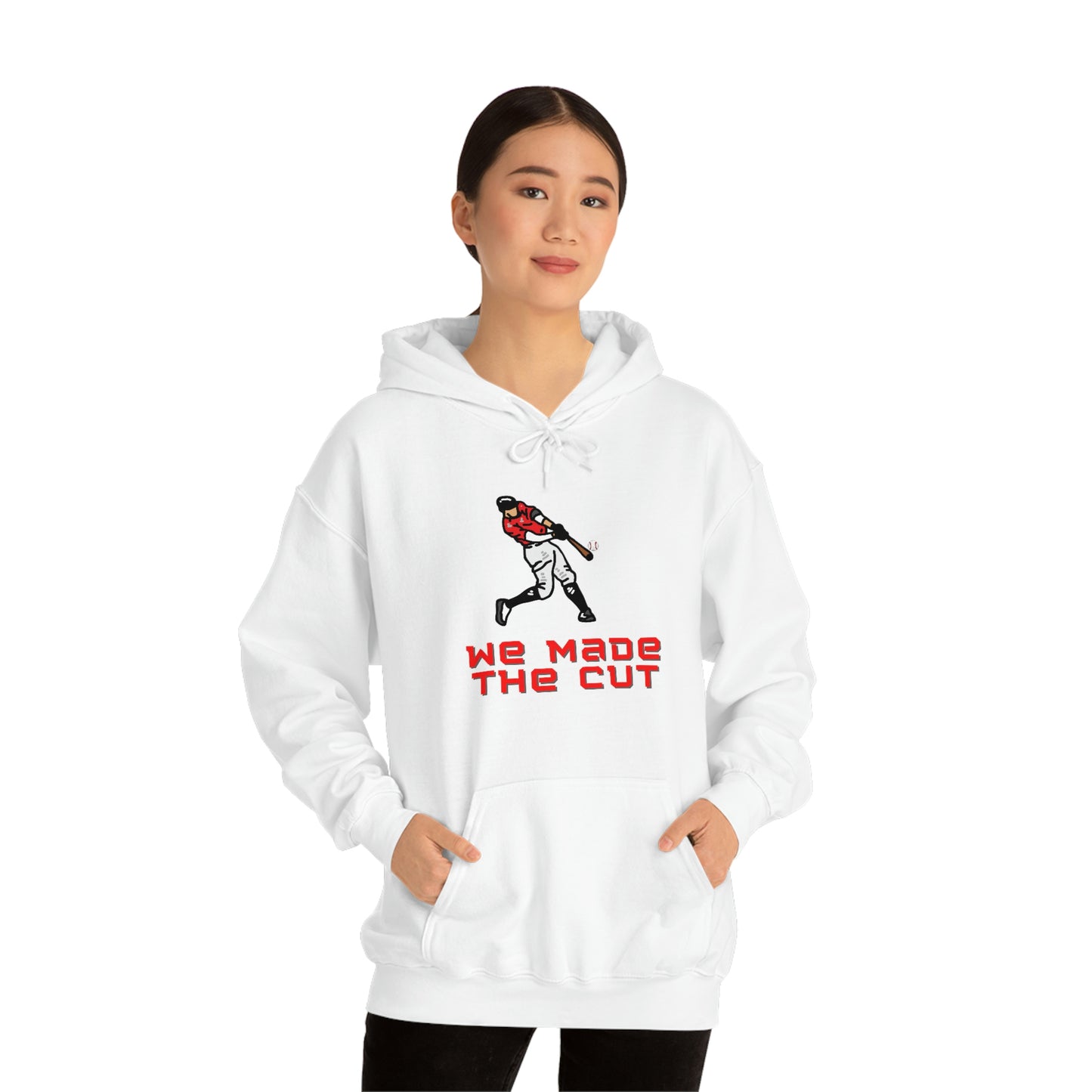 We Made The Cut (white) Hooded Sweatshirt